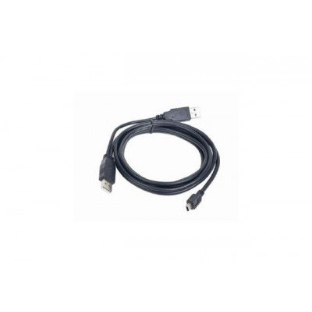 CABLE USB2 DUAL AM-MINI 0.9M/BLACK CCP-USB22-AM5P-3 GEMBIRD