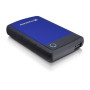 External HDD, TRANSCEND, StoreJet, 2TB, USB 3.0, Colour Blue, TS2TSJ25H3B