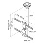 TV SET ACC CEILING MOUNT 22-52/FPMA-C400BLACK NEOMOUNTS