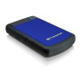 External HDD, TRANSCEND, StoreJet, 1TB, USB 3.0, Colour Blue, TS1TSJ25H3B