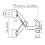 TV SET ACC WALL MOUNT BLACK/10-27 FPMA-W955 NEOMOUNTS
