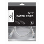 PATCH CABLE CAT6 UTP 0.5M/GREY PP6U-0.5M GEMBIRD