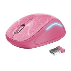 MOUSE USB OPTICAL WRL YVI FX/PINK 22336 TRUST