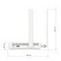 Wireless Router,KEENETIC,Wireless Router,1300 Mbps,Mesh,USB 2.0,5x10/100/1000M,Number of antennas 4,KN-2310-01EN