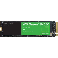 SSD, WESTERN DIGITAL, Green SN350, 2TB, M.2, PCIE, NVMe, QLC, Write speed 3000 MBytes/sec, Read speed 3200 MBytes/sec, WDS200T3G0C