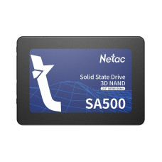 SSD,NETAC,SA500,120GB,SATA 3.0,3D NAND,Write speed 400 MBytes/sec,Read speed 500 MBytes/sec,2,5,TBW 60 TB,MTBF 1500000 hours,NT01SA500-120-S3X
