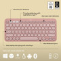 KEYBOARD BLUETH K380S ENG/ROSE 920-011853 LOGITECH