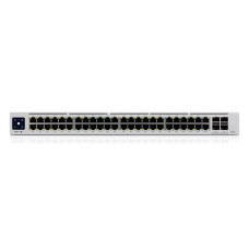 Switch, UBIQUITI, USW-PRO-48-POE, Type L3, Rack, 48x10Base-T / 100Base-TX / 1000Base-T, 4xSFP, PoE+ ports 48, 600 Watts, USW-PRO-48-POE