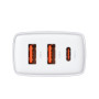 MOBILE CHARGER WALL 30W/WHITE CCXJ-E02 BASEUS