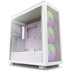 Case, NZXT, H7 Flow RGB, MidiTower, ATX, EATX, MicroATX, MiniITX, Colour White, CM-H72FW-R1