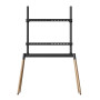 TV SET ACC FLOOR STAND 55-86/BLK/WOOD TVS-86F-01-BK GEMBIRD