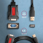 CABLE USB2.0 TO RS-232 DB9-M/1.5M ADS-1PSN AXAGON