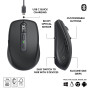 MOUSE USB WRL MX ANYWHERE 3S/GRAPHITE 910-006929 LOGITECH