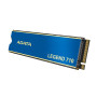 SSD, ADATA, LEGEND 710, 512GB, M.2, PCIE, NVMe, 3D NAND, Write speed 1000 MBytes/sec, Read speed 2400 MBytes/sec, TBW 130 TB, MTBF 1500000 hours, ALEG-710-512GCS