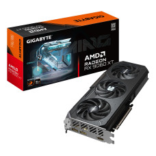 Graphics Card, GIGABYTE, AMD, Radeon RX 9060 XT, 16 GB, GDDR6, 128 bit, PCI Express x16 5.0, Active, GV-R9060XTGAMING-16GD1.0