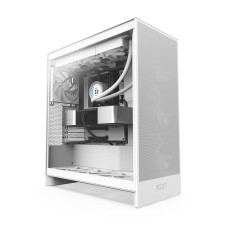 Case, NZXT, H7 Flow, MidiTower, ATX, EATX, MicroATX, MiniITX, Colour White, CM-H72FW-01