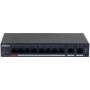 Switch, DAHUA, CS4010-8GT-110, Type L2, Desktop/pedestal, 8x10Base-T / 100Base-TX / 1000Base-T, PoE ports 8, DH-CS4010-8GT-110