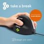 MOUSE USB OPTICAL BREAK/L. BLACK RGOHELE R-GO TOOLS