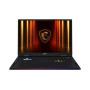 Notebook, MSI, Raider, A18HX A9WIG, CPU Ryzen 9, 9955HX3D, 2500 MHz, 18, 3840x2400, RAM 64GB, DDR5, 5600 MHz, SSD 2TB, NVIDIA GeForce RTX 5080, 16GB, ENG, Card Reader SD Express, Windows 11 Home, Black, 3.6 kg, RAIDERA18HXA9WIG-011NL