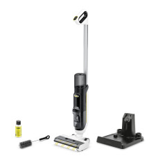 Vacuum Cleaner, KARCHER, Three-in-one floor cleaner FCV 3, Upright/Wet/dry/Cordless, White, Weight 3.8 kg, 1.056-122.0