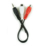 CABLE AUDIO 3.5MM TO 2RCA/SOCKET CCA-406 GEMBIRD