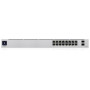 Switch, UBIQUITI, USW-16-POE, Type L2, Desktop/pedestal, Rack, 16x10Base-T / 100Base-TX / 1000Base-T, 2xSFP, PoE ports 16, PoE+ ports 8, 18 Watts, USW-16-POE