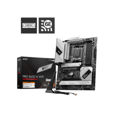 Mainboard, MSI, AMD B650, SAM5, ATX, Memory DDR5, Memory slots 4, 1xPCI-Express 3.0 1x, 1xPCI-Express 4.0 2x, 1xPCI-Express 4.0 16x, 3xM.2, 1xHDMI, 1xDisplayPort, 2xUSB 2.0, 7xUSB 3.2, 1xUSB-C, 1xOptical S/PDIF, 1xRJ45, 3xAudio port, PROB650-AWIFI