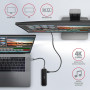 I/O HUB USB-C 6IN1/0.2M HMC-6GL AXAGON
