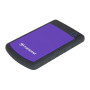 External HDD, TRANSCEND, StoreJet, 4TB, USB 3.0, Colour Purple, TS4TSJ25H3P