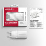MOBILE CHARGER WALL USB-C 30W/1PORT WHITE ACU-PD30W AXAGON