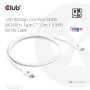 CABLE USB-C TO USB-C 1.2M/WHITE CAC-1572 CLUB3D
