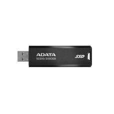 External SSD, ADATA, SC610, 2TB, USB 3.2, Write speed 500 MBytes/sec, Read speed 550 MBytes/sec, SC610-2000G-CBK/RD