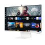 LCD Monitor,SAMSUNG,Smart M8 M801,32,Smart/4K,Panel VA,3840x2160,16:9,60Hz,4 ms,Speakers,Camera,Pivot,Height adjustable,Tilt,Colour White,LS32CM801UUXDU