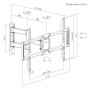 TV SET ACC WALL MOUNT 37-90/WM-90ST-01 GEMBIRD