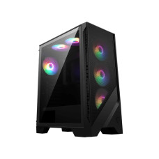 Case, MSI, MAG FORGE 120A AIRFLOW, MidiTower, Not included, ATX, MicroATX, MiniITX, Colour Black, MAGFORGE120AAIRFLOW