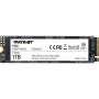 SSD, PATRIOT, P300, 1TB, M.2, PCIE, NVMe, 3D NAND, Write speed 1650 MBytes/sec, Read speed 2100 MBytes/sec, 3.8mm, TBW 480 TB, P300P1TBM28