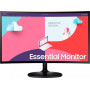 LCD Monitor, SAMSUNG, LS24C362EAUXEN, 24, Curved, Panel VA, 1920x1080, 16:9, 75 Hz, Matte, 4 ms, Colour Black, LS24C362EAUXEN