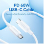 CABLE USB-C TO USB-C/1M BLACK TRCBF VENTION