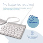 KEYBOARD WRL COMPACT BREAK/WHITE RGOSBUSWLWH R-GO TOOLS