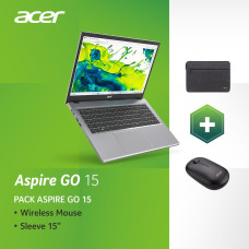 Notebook, ACER, Aspire, Go 15, AG15-42P-R2XR, CPU Ryzen 5, 5625U, 2300 MHz, 15.6, 1920x1080, RAM 16GB, SSD 512GB, AMD Radeon Graphics, Integrated, ENG, Windows 11 Home, Pure Silver, 1.78 kg, NX.J7WEL.001
