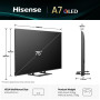 TV Set, HISENSE, 75 , 4K Ultra HD, 3840 x 2160 pixels, Flat, 16:9, QLED, 75A7Q