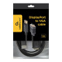 CABLE DISPLAY PORT TO VGA 1.8M/CCP-DPM-VGAM-6 GEMBIRD