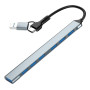 I/O HUB USB-A/USB-C 7PORT/UHB-ACM-U3P1U2P6-01 GEMBIRD