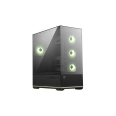 Case, MSI, MAG PANO 110R PZ, MidiTower, Case product features Transparent panel, Not included, Colour Black, MAGPANO110RPZ