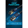 PATCH CABLE CAT.8 SFTP/10M BLACK IKABL VENTION