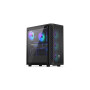 Case, ENDORFY, Signum 300 ARGB, MidiTower, Case product features Transparent panel, Not included, ATX, MicroATX, MiniITX, Colour Black, EY2A006