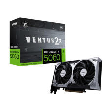 Graphics Card, MSI, NVIDIA GeForce RTX 5060, 8 GB, GDDR7, 128 bit, PCIE 5.0 16x, Dual Slot Fansink, RTX50608GVENTUS2XOC