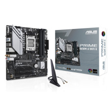Mainboard, ASUS, AMD B650, Micro-ATX, Memory DDR5, Memory slots 4, 3xPCI-Express 4.0 16x, 2xM.2, 1x15pin D-sub, 1xHDMI, 1xDisplayPort, 4xUSB 2.0, 4xUSB 3.2, 1xPS/2, 1xRJ45, 3xAudio port, PRIMEB650M-AWIFIII