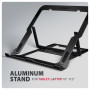 NB ACC STAND 10-17.3/ALUMINUM BLACK STND-LAB AXAGON