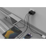 CHARGER USB 100W 4PORT GAN/TA-UC-PDQC100LCD-01-BK GEMBIRD